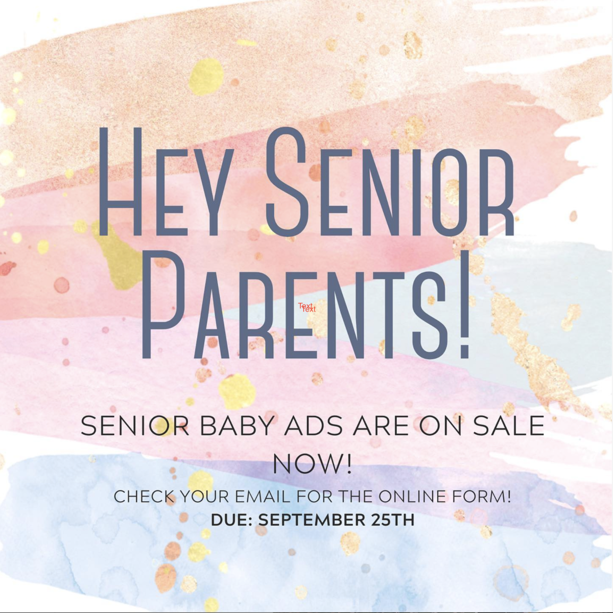 Senior Baby Ads Now On Sale